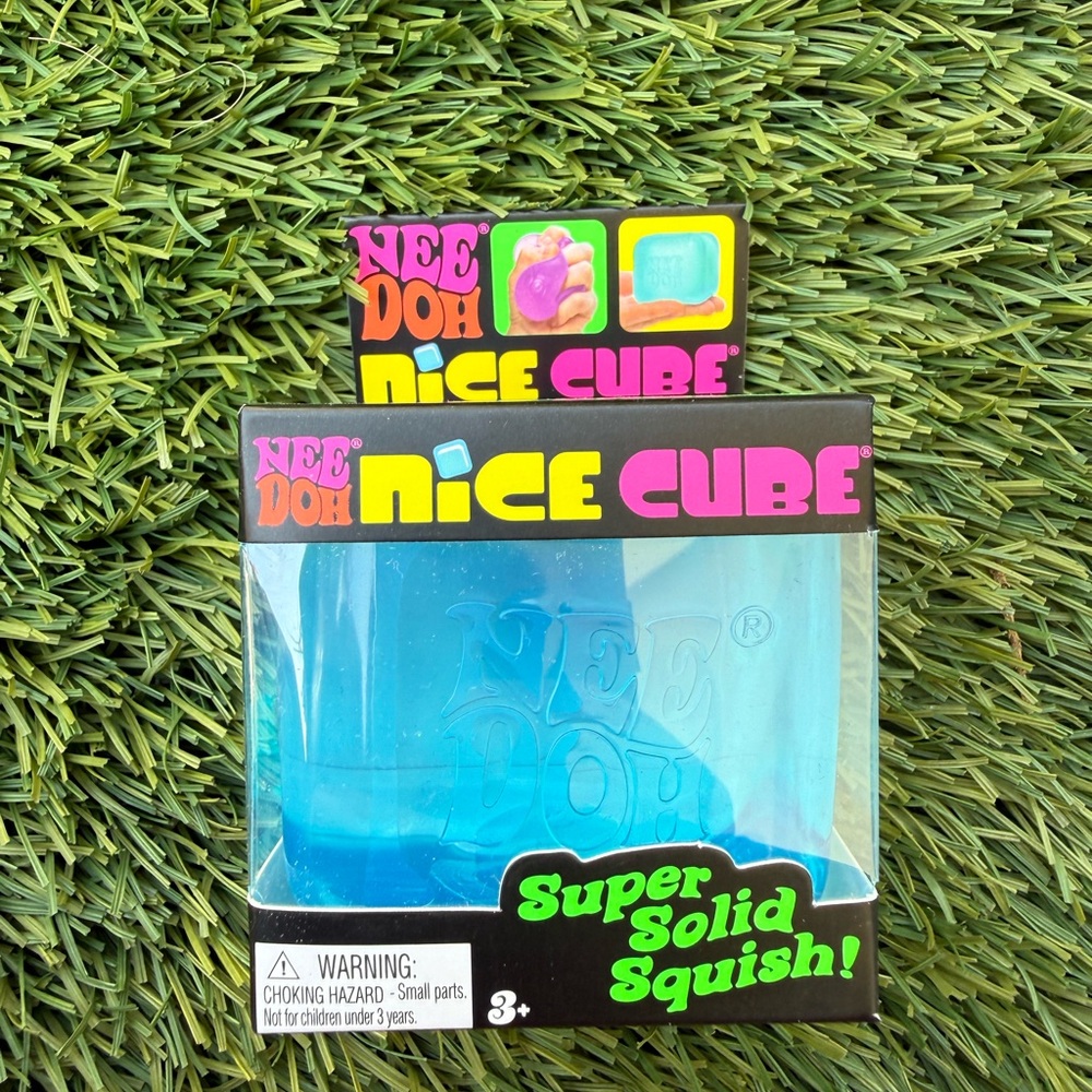 NeeDoh Nice Cube Super Solid Squish! - Blue